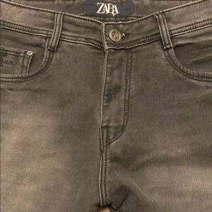 Zara Gray Denim Jeans